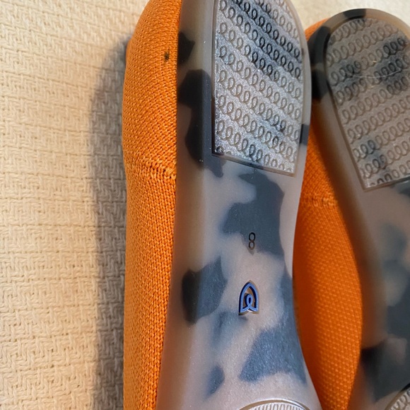 Rothy’s tangerine the point shoe - Picture 5 of 6